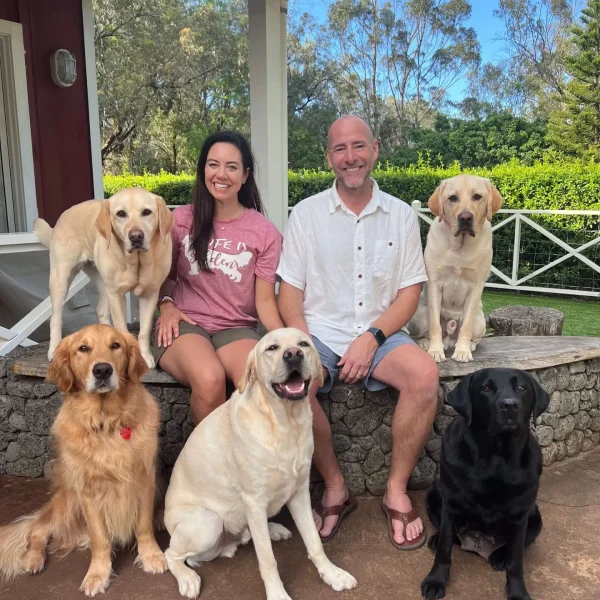 Southern Water Dogs visits the campus of Assistance Dogs of Hawaii